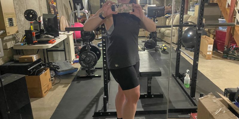 Stacy in Home Gym